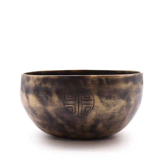 Indian Moon Phase Singing Bowl – Small (13cm) | Handcrafted, Deep Resonance & Spiritual Serenity