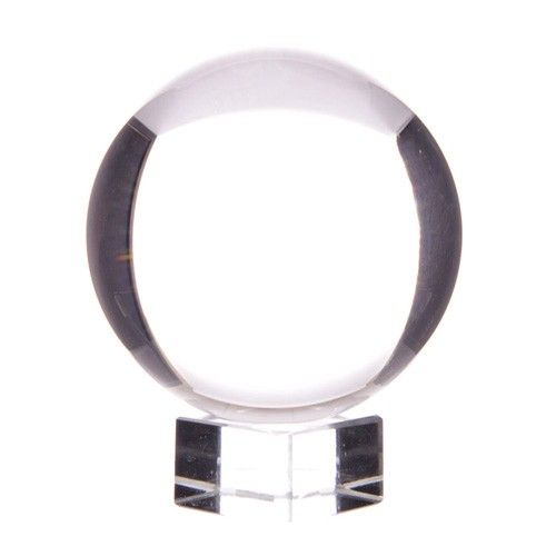 Crystal Ball on Stand - 110mm | High Quality Optical Glass