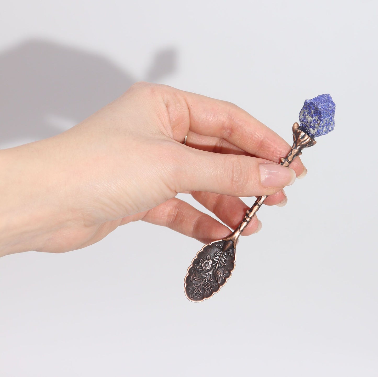 Ancient Witch Gemstone Spoons – Bronze | Set of 7