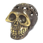 Vintage Brass Skull – Medium | Halloween Decor