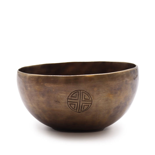 Indian Moon Phase Singing Bowl – Medium (15cm) | Handcrafted, Deep Resonance & Spiritual Serenity