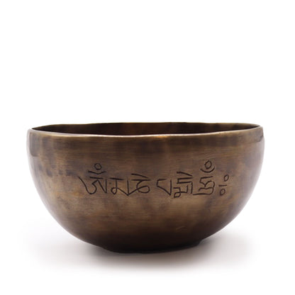 Indian Moon Phase Singing Bowl – Medium (15cm) | Handcrafted, Deep Resonance & Spiritual Serenity