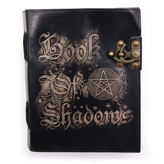 Book of Shadows – Black & Gold | 200 Deckle-Edge Pages