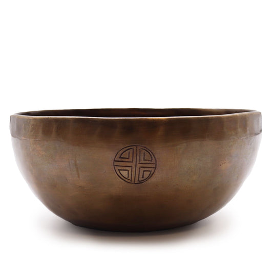 Indian Moon Phase Singing Bowl – Extra Large (22cm) | Handcrafted, Deep Resonance & Spiritual Serenity