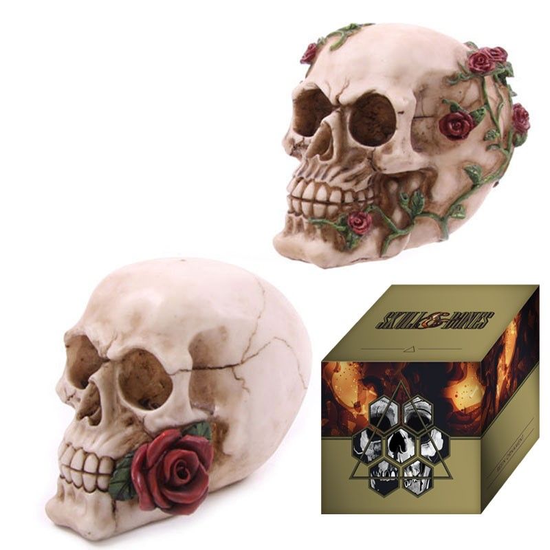 Gothic Skull – Rose Design | Halloween Decor