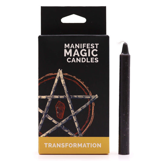 Manifest Magic Candles – Black Transformation | Pack of 12
