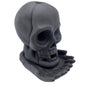 Halloween Backflow Incense Burner – Weeping Skull with Light | Cascading Smoke Effect