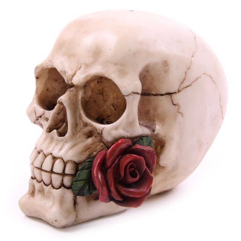 Gothic Skull – Rose Design | Halloween Decor