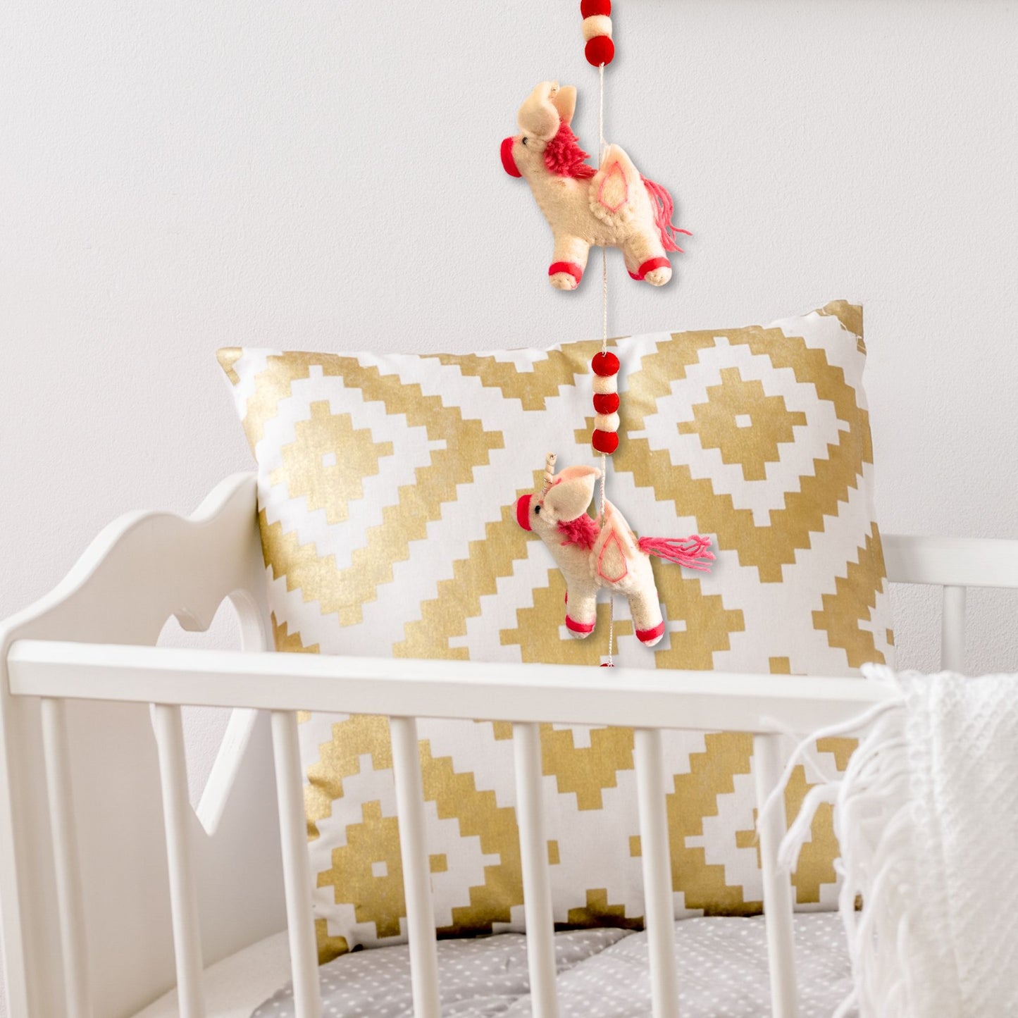 Felt Wall Hanging – Unicorns | Sustainable Sourced Materials