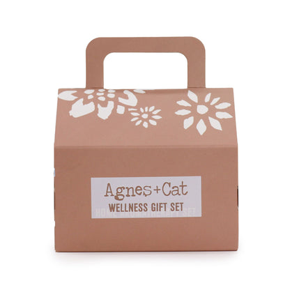 Agnes & Cat Wellness Gift Set – Moroccan Morning | Shampoo Bar, Soap, Lip Balm & Roll-on