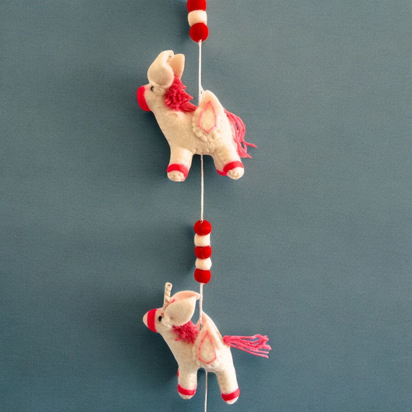 Felt Wall Hanging – Unicorns | Sustainable Sourced Materials