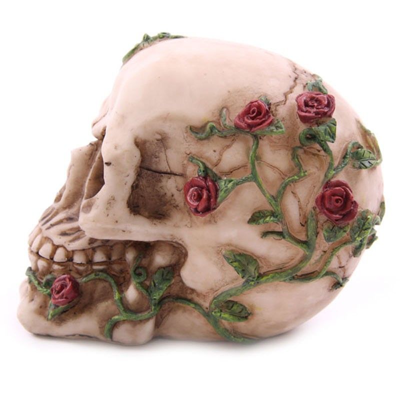Gothic Skull – Rose Design | Halloween Decor