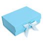 Baby Blue Luxe Gift Box – Large | Flat-Pack Rigid Box with Ribbon Closure