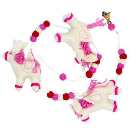 Felt Wall Hanging – Unicorns | Sustainable Sourced Materials