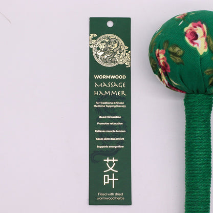 Wormwood Massage Hammer – Green | TCM Tapping Therapy