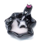 Black Ceramic Backflow Incense Burner – Pools to Pools | Hand-Painted Smoke Fountain