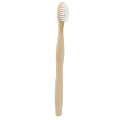 Family-Pack White Bamboo Toothbrush – Medium Soft | Eco-Friendly & Antibacterial