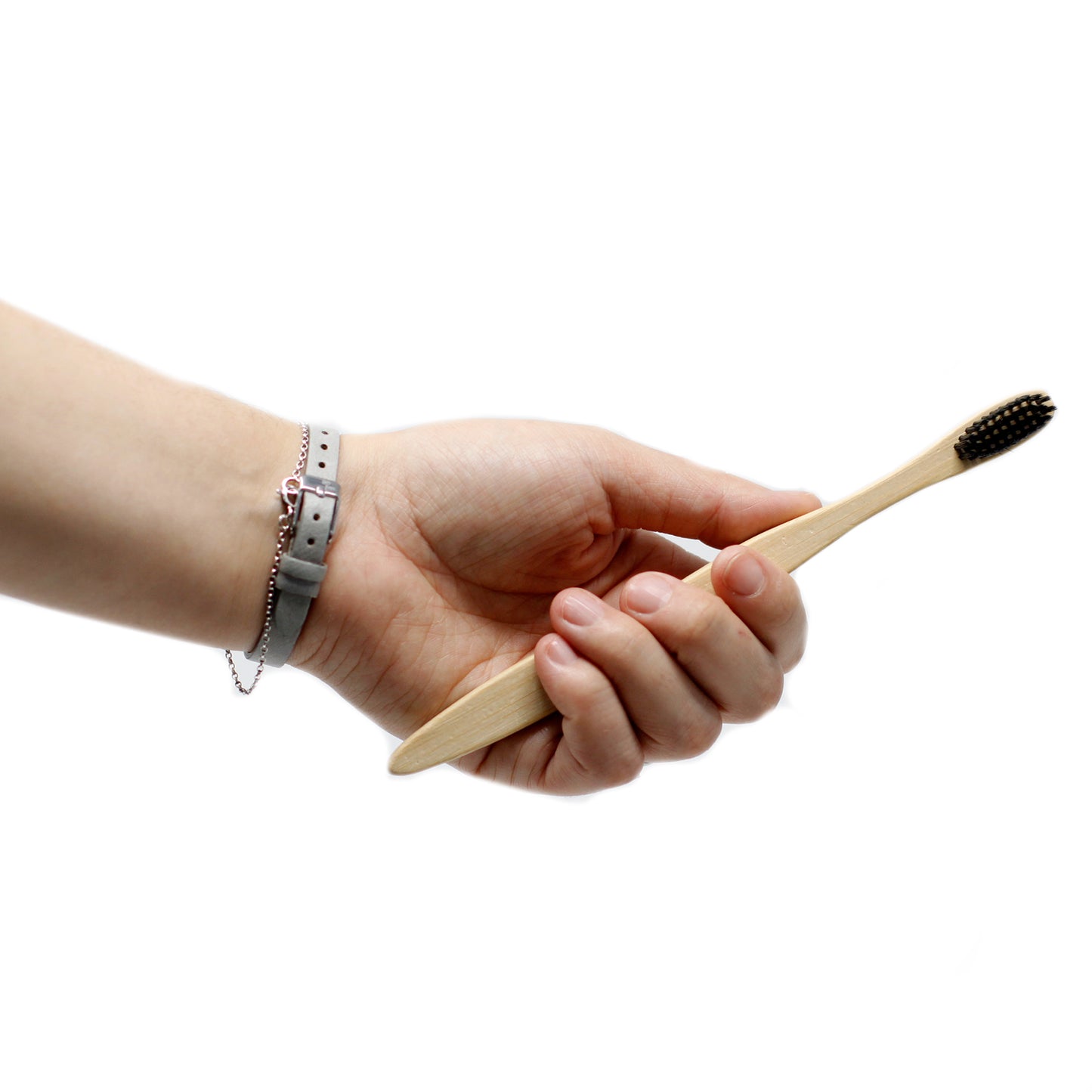 Individual Charcoal Bamboo Toothbrush – Medium Soft | Eco-Friendly & Antibacterial