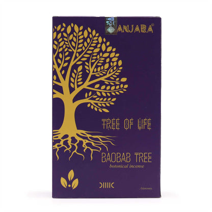 Banjara Botanical Incense Sticks – Baobab Tree (22cm) | Sacred Tree-Inspired Aroma for Ritual & Meditation
