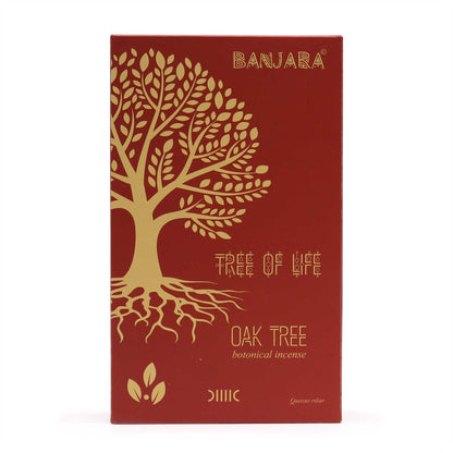 Banjara Botanical Incense Sticks – Oak Tree (22cm) | Sacred Tree-Inspired Aroma for Ritual & Meditation