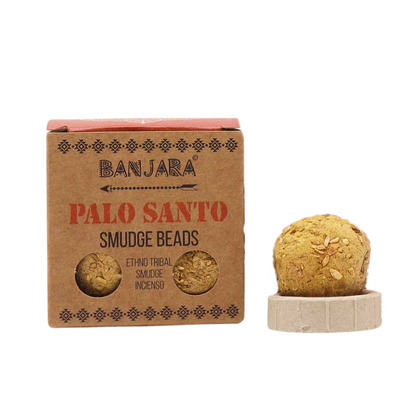 Banjara Smudge Beads with Holder – Palo Santo | Herbal Cleansing Rituals