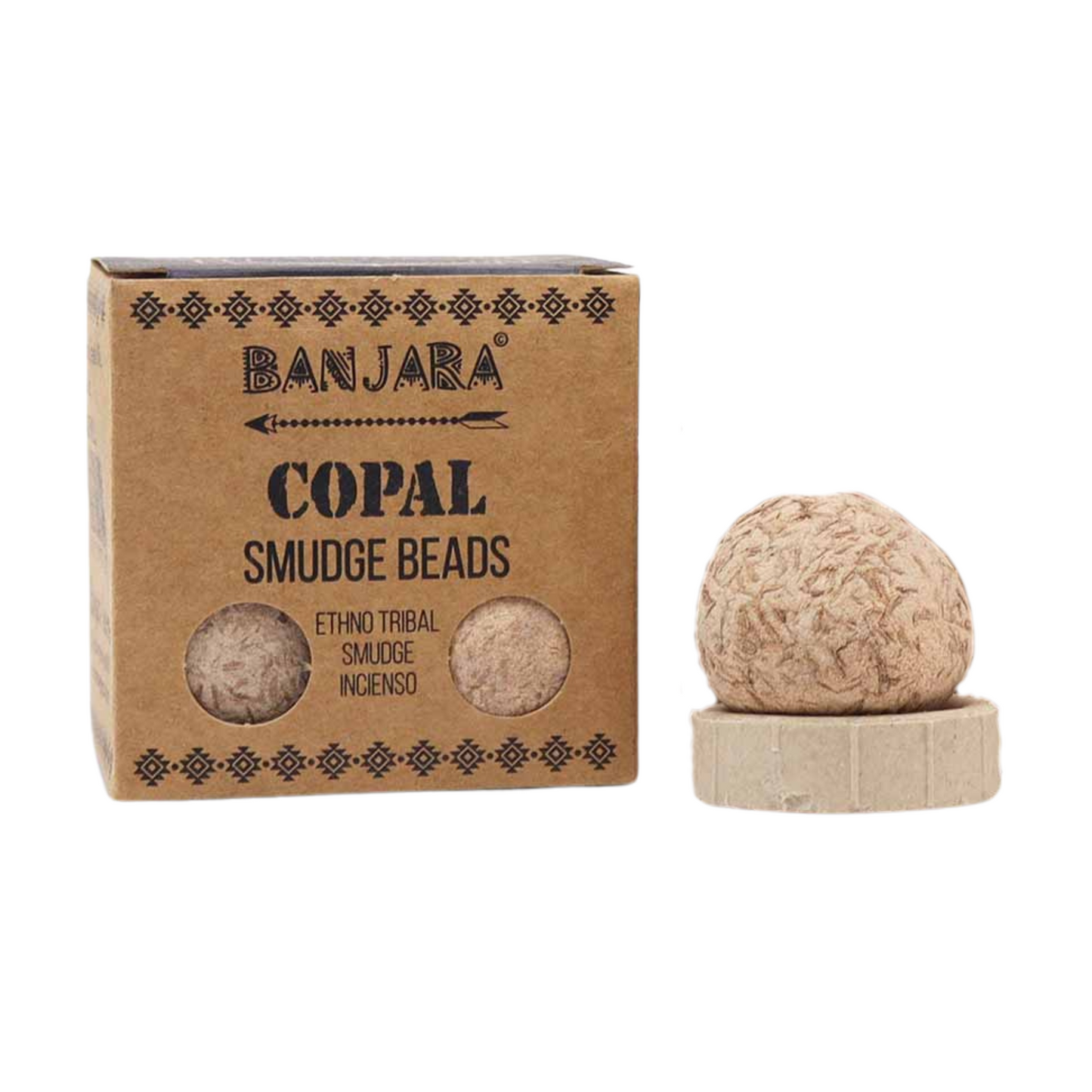 Banjara Smudge Beads with Holder – Copal | Herbal Cleansing Rituals