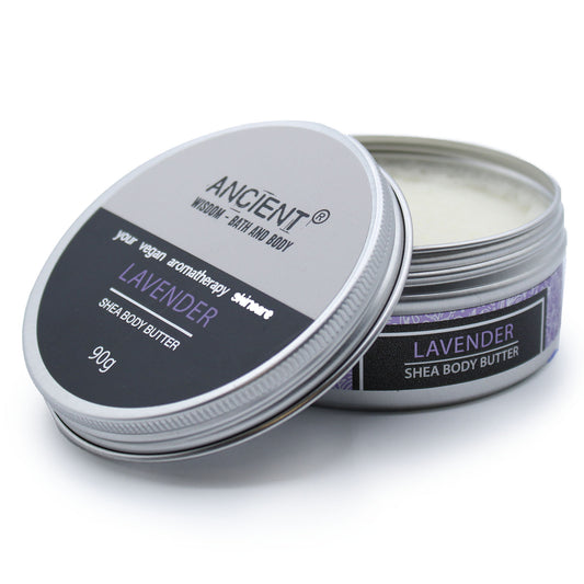Shea Body Butter with Lavender Essential Oil – 90g | Calming, Soothing & Moisturising