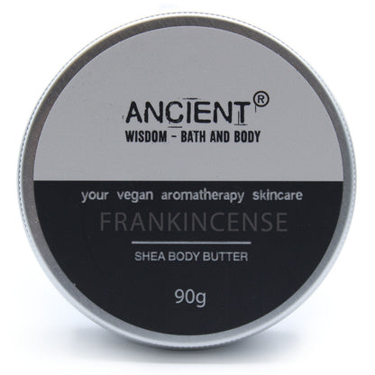 Shea Body Butter with Frankincense Essential Oil – 90g | Rejuvenating, Calming & Skin-Revitalising Moisture