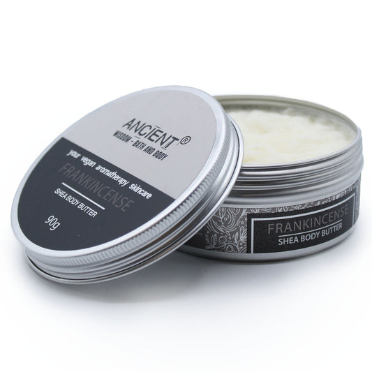 Shea Body Butter with Frankincense Essential Oil – 90g | Rejuvenating, Calming & Skin-Revitalising Moisture