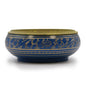 Throat Chakra Incense Jar – Blue | Brass Resin Burner for Expression & Clarity