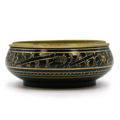 Heart Chakra Incense Jar – Green | Brass Resin Burner for Love & Harmony