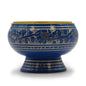 Throat Chakra Incense Chalice –  Blue | Brass Resin Burner for Expression & Clarity