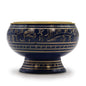 Third Eye Chakra Incense Chalice – Dark Blue | Brass Resin Burner for Intuition & Insight