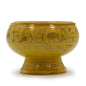 Solar Plexus Chakra Incense Chalice – Yellow | Brass Resin Burner for Confidence & Willpower