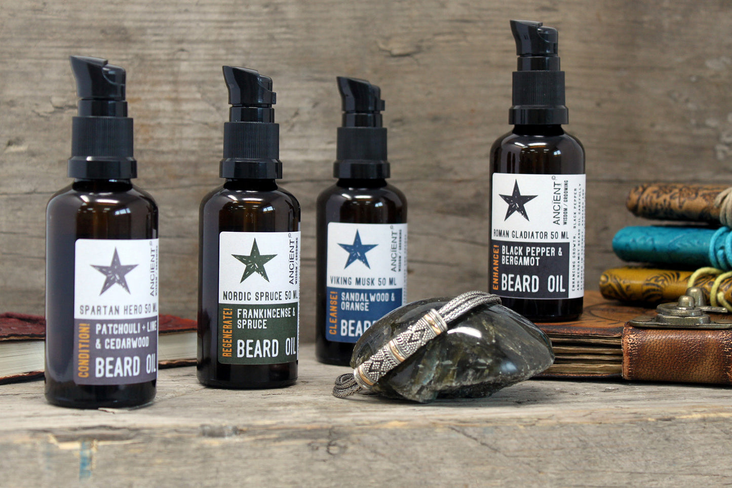 Spartan Hero Beard Oil – 50ml | Patchouli, Lime & Cedarwood Essential Oils