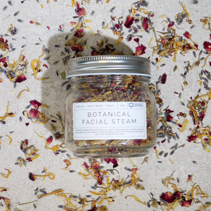 Botanical Facial Steam Blend – 250g | Lavender, Rose, Chamomile & Marigold Petals for Pore-Opening, Skin-Soothing & Aromatherapeutic Benefits