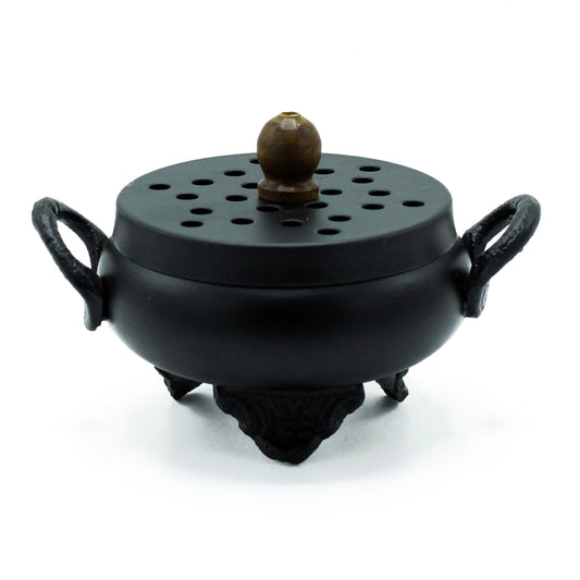 Traditional Iron Incense Burner – Censer | Resin & Charcoal Holder