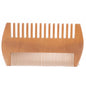 2-Sided Beard Comb – Pear Wood | Smooth Finish & Stimulates Growth