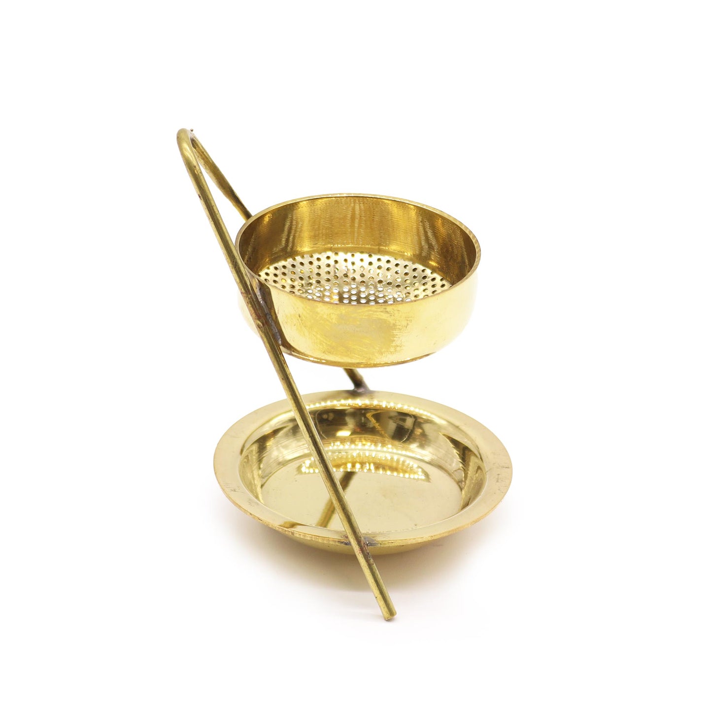 Brass Resin Incense Warmer – Fixed Height | Handcrafted Burner for Resin & Smoke Cleansing Rituals