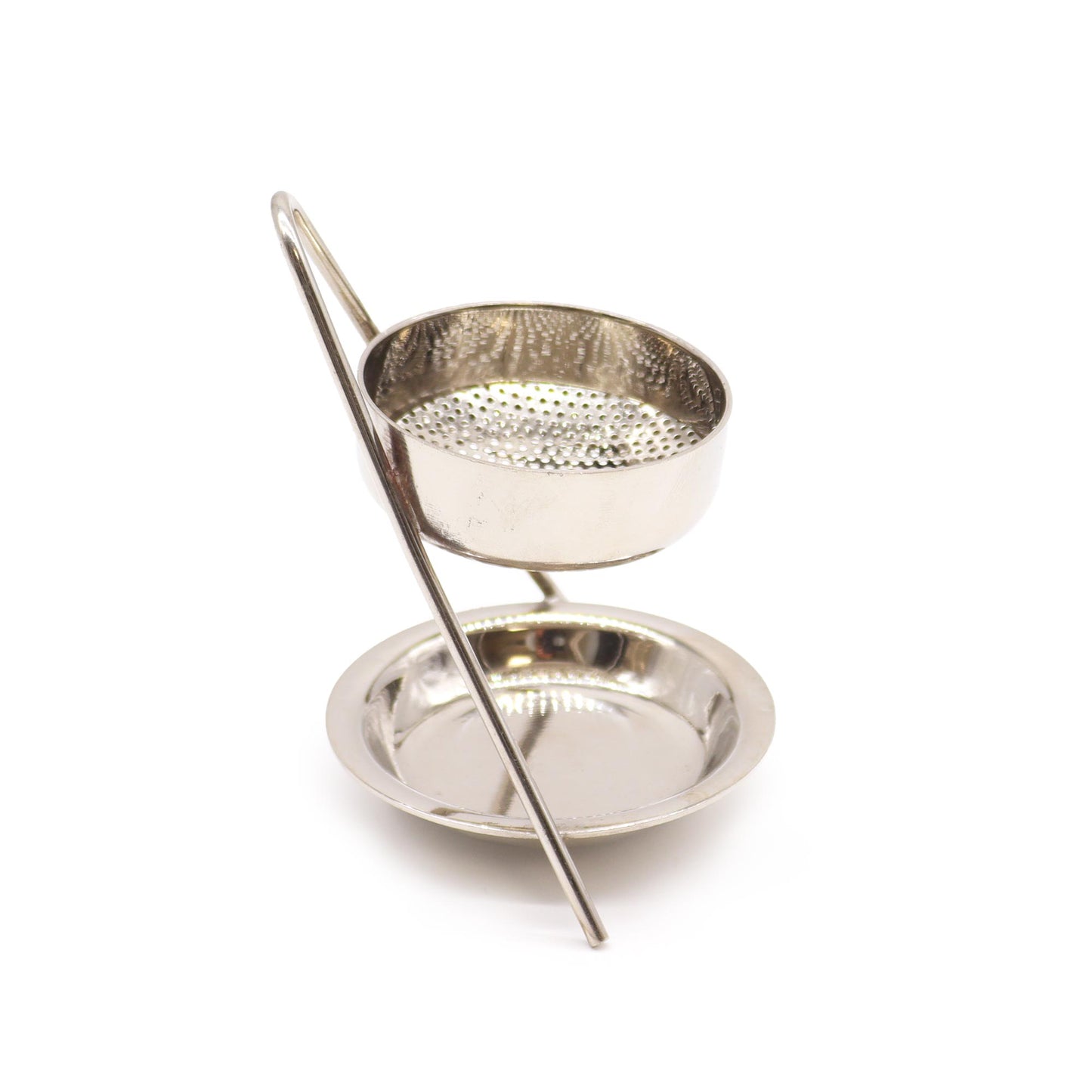 Silver-Plated Resin Incense Warmer – Fixed Height | Elegant Burner for Rituals & Resin Burning