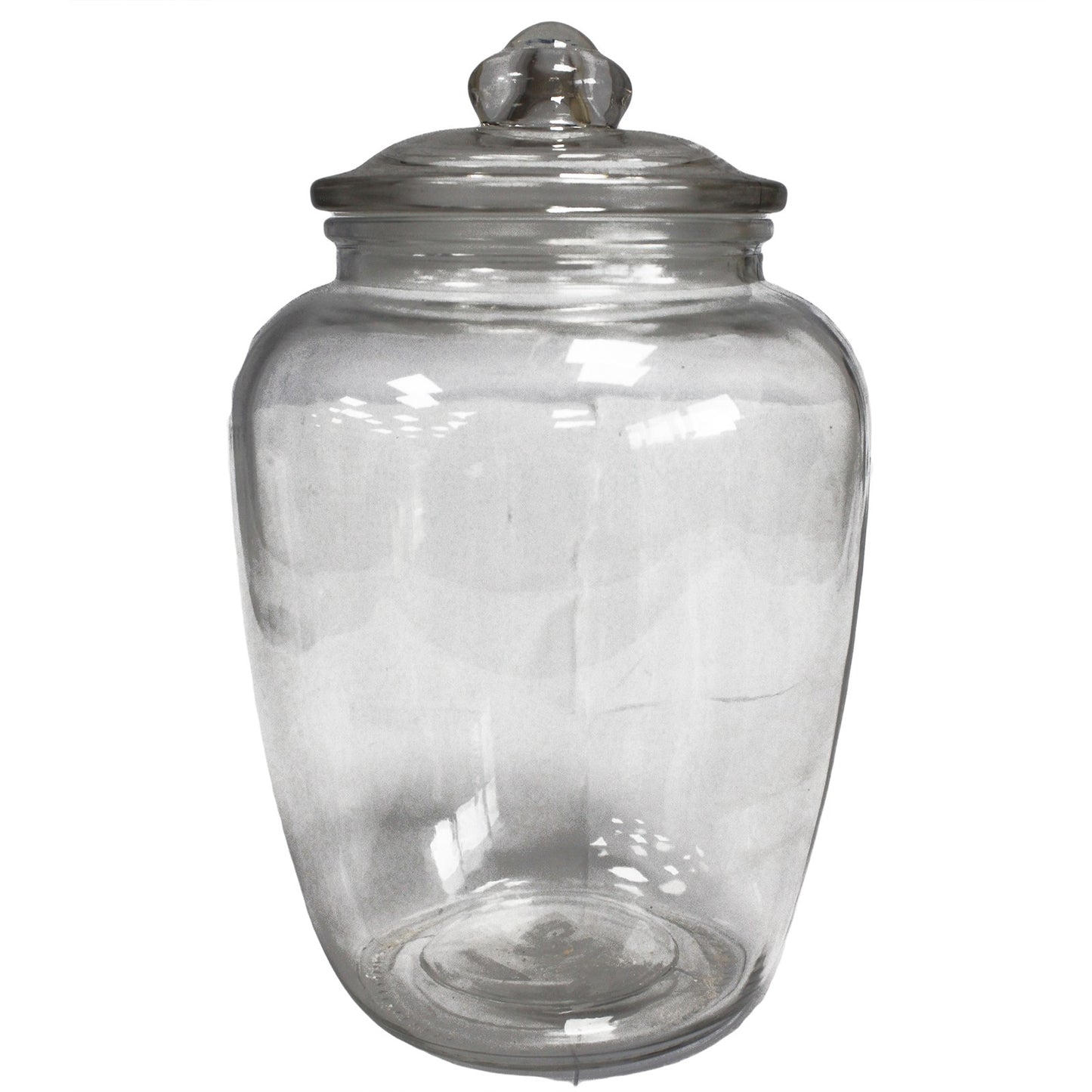 Classic Style Glass Jar with Glass Lid – Extra Large | Complete All-Glass Look