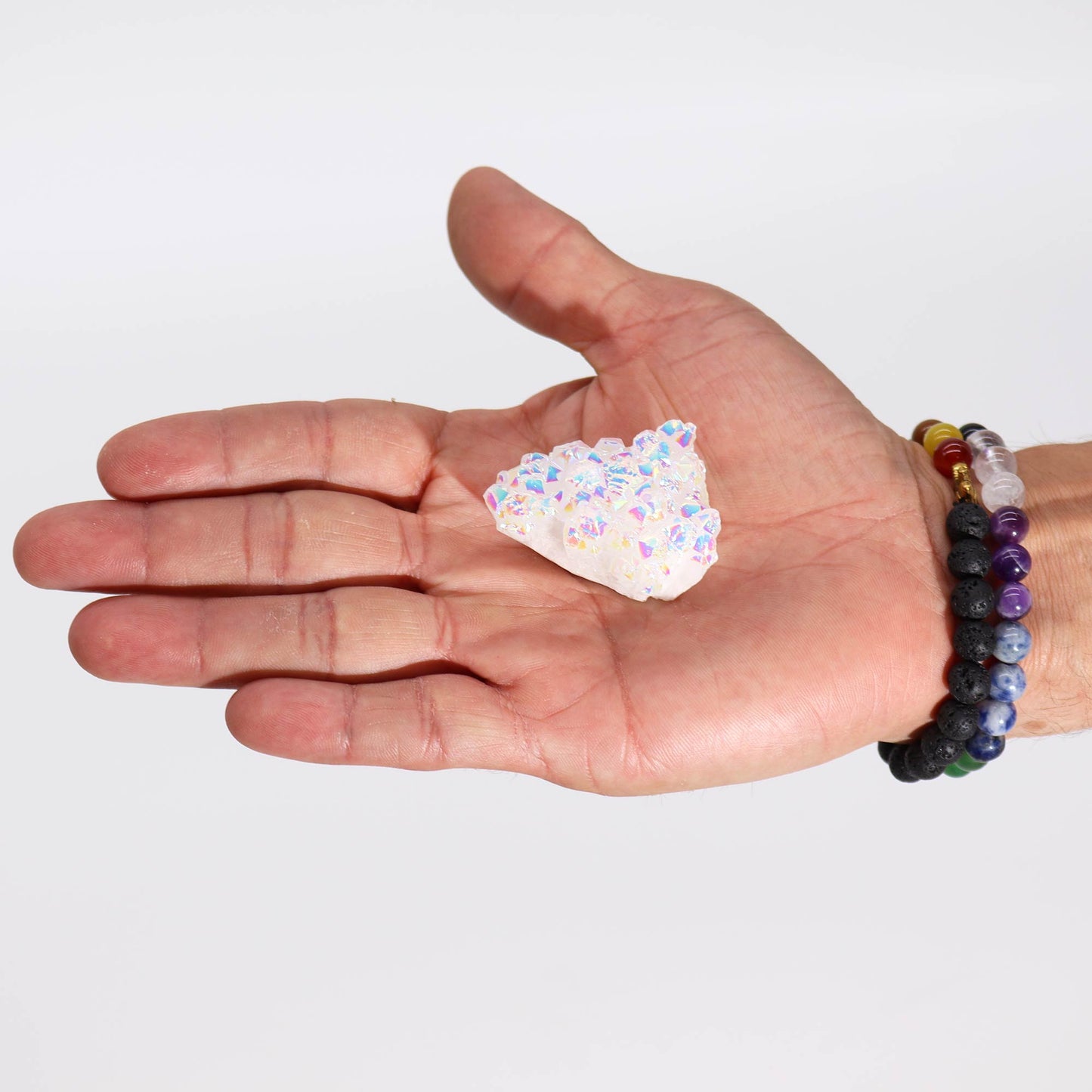 Aura Angel Enhanced Quartz – Small | Handcrafted Crystal Decor