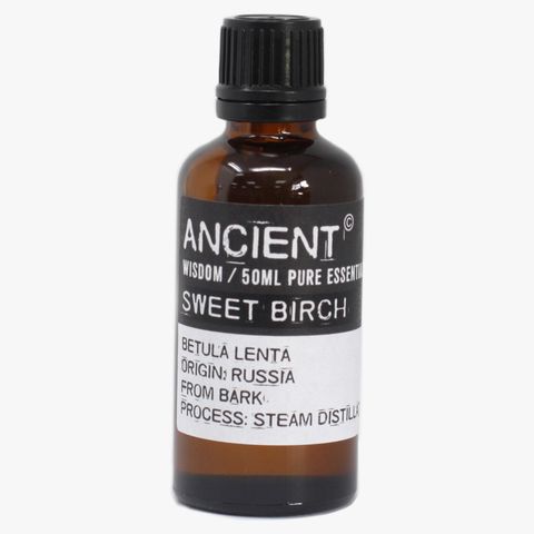 Sweet Birch Essential Oil (Betula lenta) – 50ml | Anti-inflammatory, Circulatory & Skin Support