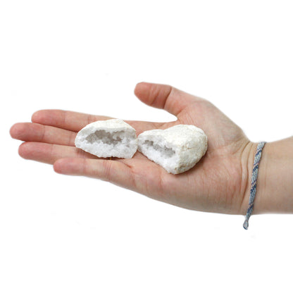 Natural Calcite Geode – Small | Raw Crystal Formation