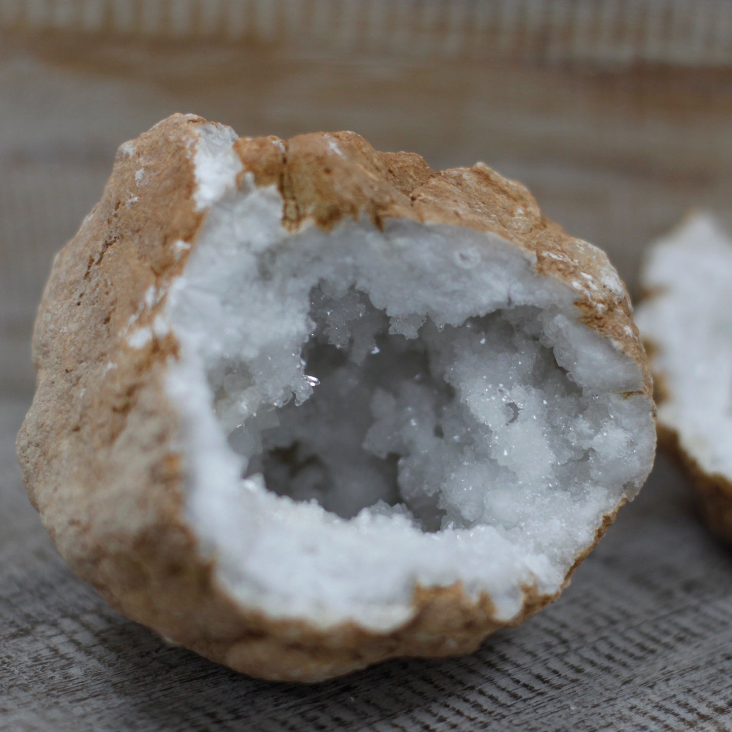 Natural Calcite Geode – Large | Raw Crystal Formation