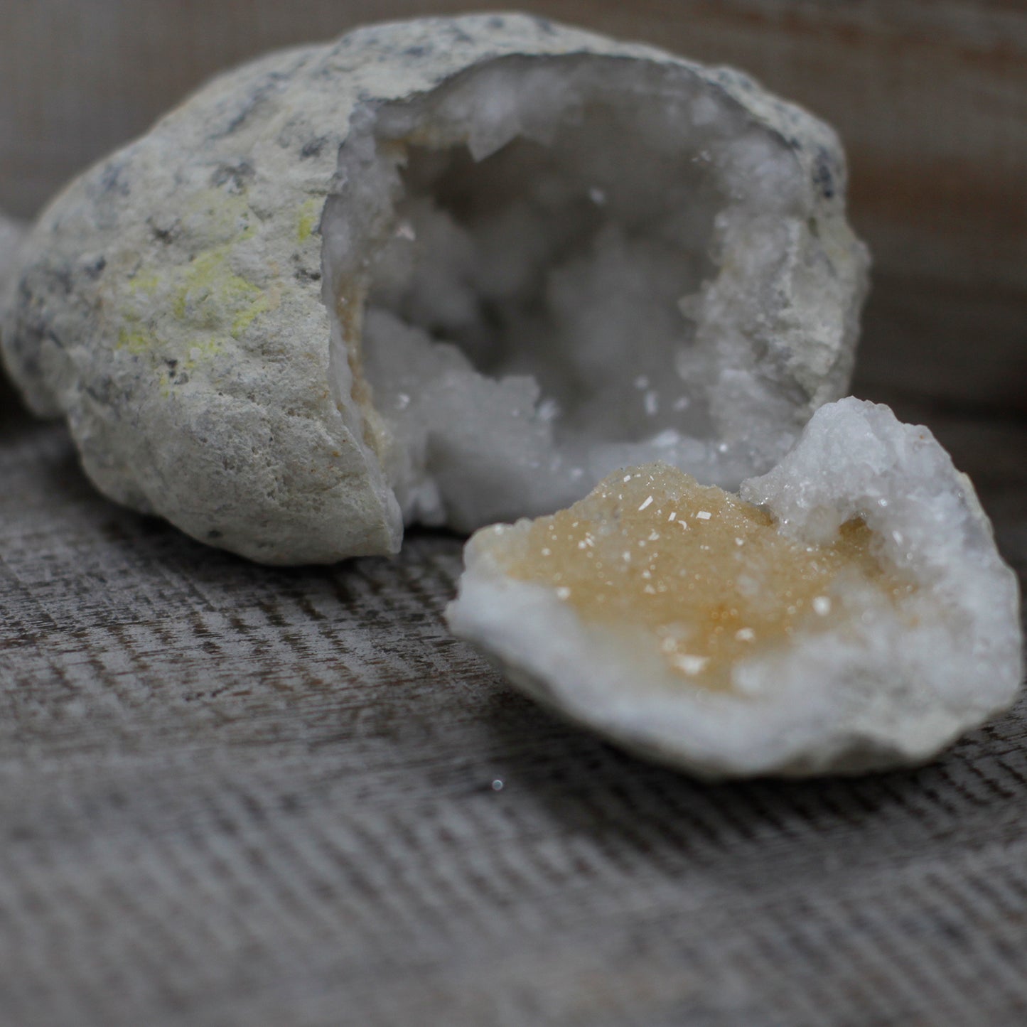 Natural Calcite Geode – Large | Raw Crystal Formation