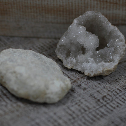Natural Calcite Geode – Unopened | Whole Mineral Specimen