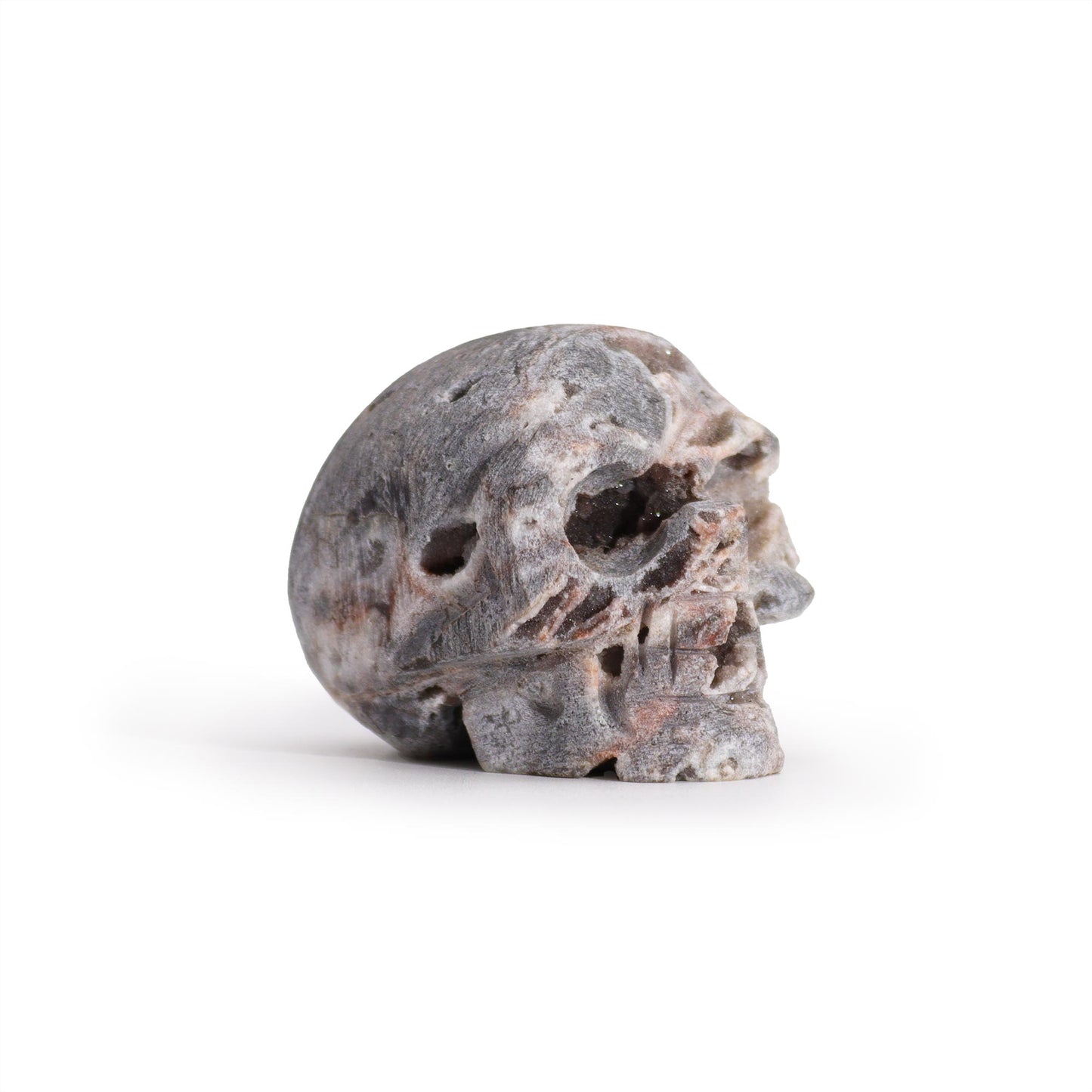 Calcite Skull – Small | Handcrafted Natural Stone