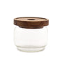 Cottage Bamboo Lid Glass Storage Jar – Extra Small | Borosilicate Glass & Eco-Friendly Lid