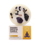 Solar Plexus Chakra Crystal Candle – 360g | Deep Forest Fragrance with Amethyst & Black Agate